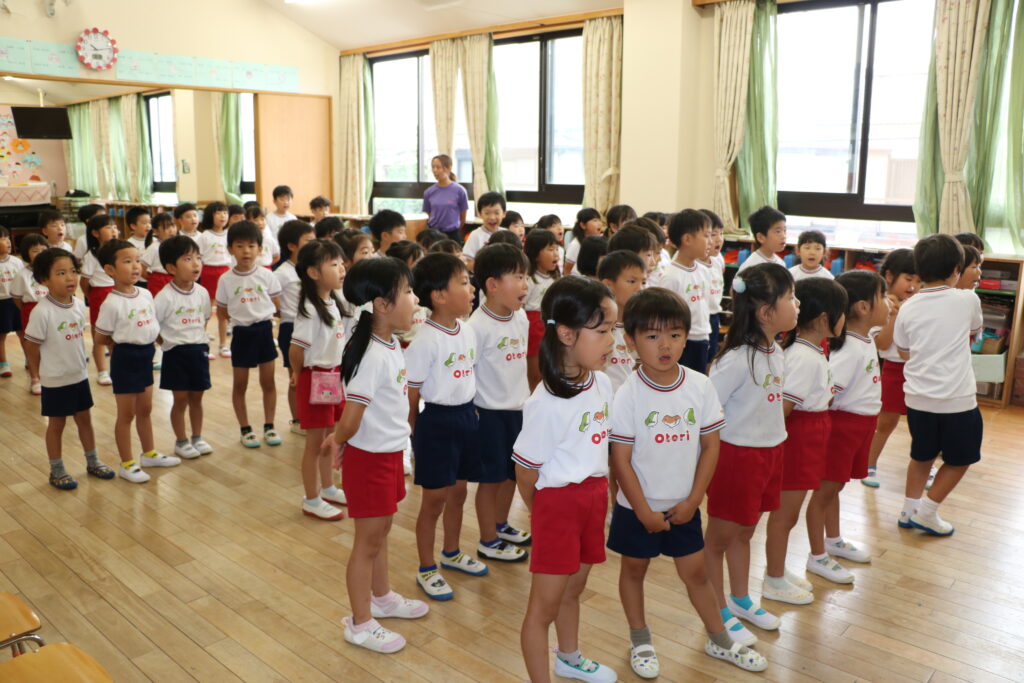 年長組 年長組の自由登園がありました。 | 鳳幼稚園